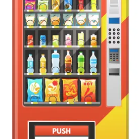 Vending Machine Orange Shutterstock 1558964282